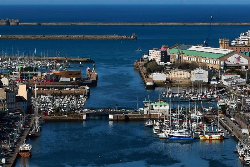 Cherbourg harbour photo copyright JM Enault taken at  and featuring the IRC class