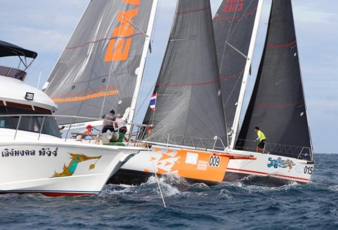 Day 1 – IRC 1 start – Phuket King's Cup Regatta photo copyright Guy Nowell / Phuket King's Cup taken at Royal Varuna Yacht Club and featuring the IRC class