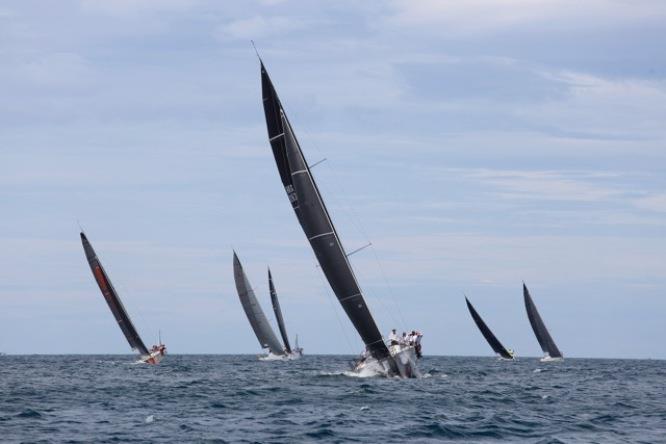 Day 1 – Otonomos Mandrake leads the pack – Phuket King's Cup Regatta photo copyright Guy Nowell / Phuket King's Cup taken at Royal Varuna Yacht Club and featuring the IRC class