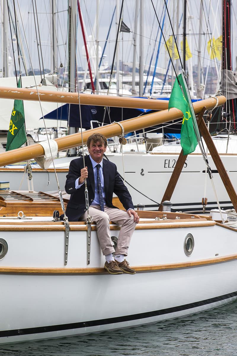 Sean Langman on his best investment - Maluka - Rolex Sydney to Hobart 2013 photo copyright Andrea Francolini taken at Cruising Yacht Club of Australia and featuring the IRC class