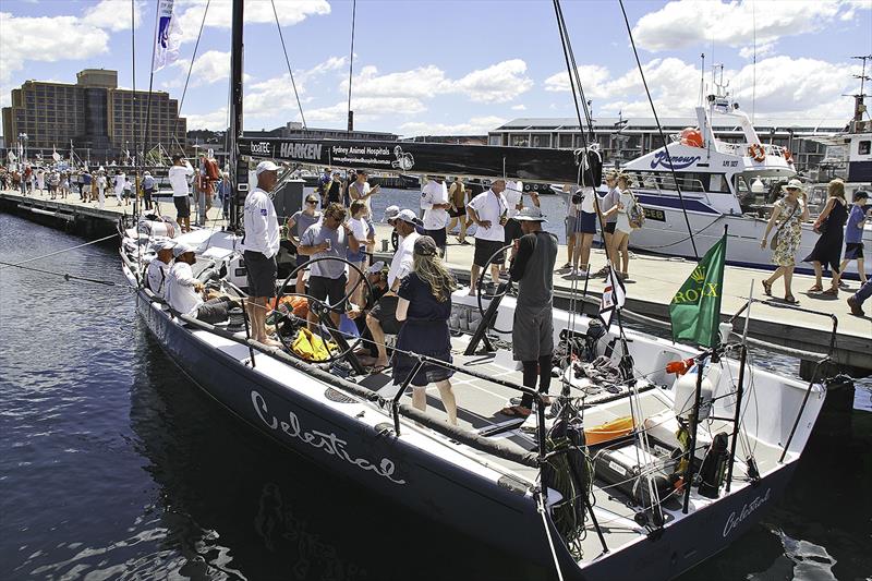 Time to celebrate your achievement - Celestial photo copyright Wendi Lanham / Bow Caddy Media taken at Cruising Yacht Club of Australia and featuring the IRC class