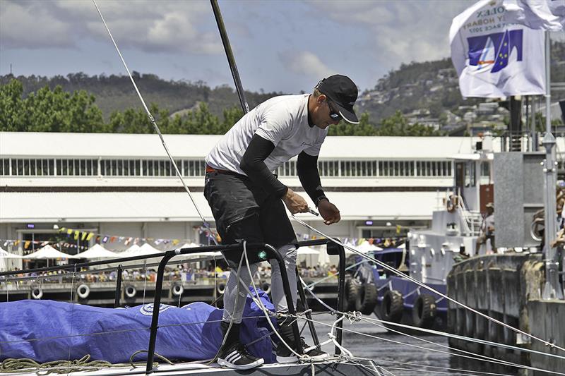 Don't tell the own you have used the expensive kite sheets to tie the boat up! - photo © Wendi Lanham/Bow Caddy Media