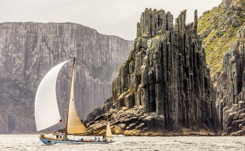 Dorade off Tasman Island in the Rolex Sydney Hobart Race photo copyright Stefano Gattini / Studio Borlenghi / Rolex taken at  and featuring the IRC class