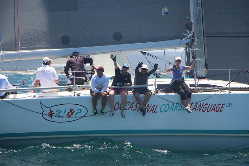 Occasional Coarse Language - 2018 Club Marine Pittwater to Paradise Regatta photo copyright Howard Wright / IMAGE Professional Photography taken at Royal Prince Alfred Yacht Club and featuring the IRC class