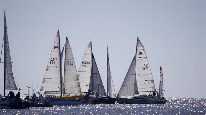 Boats sailing - Goolwa Regatta Week photo copyright Adrian Adams / JABA Drones taken at Goolwa Regatta Yacht Club and featuring the IRC class