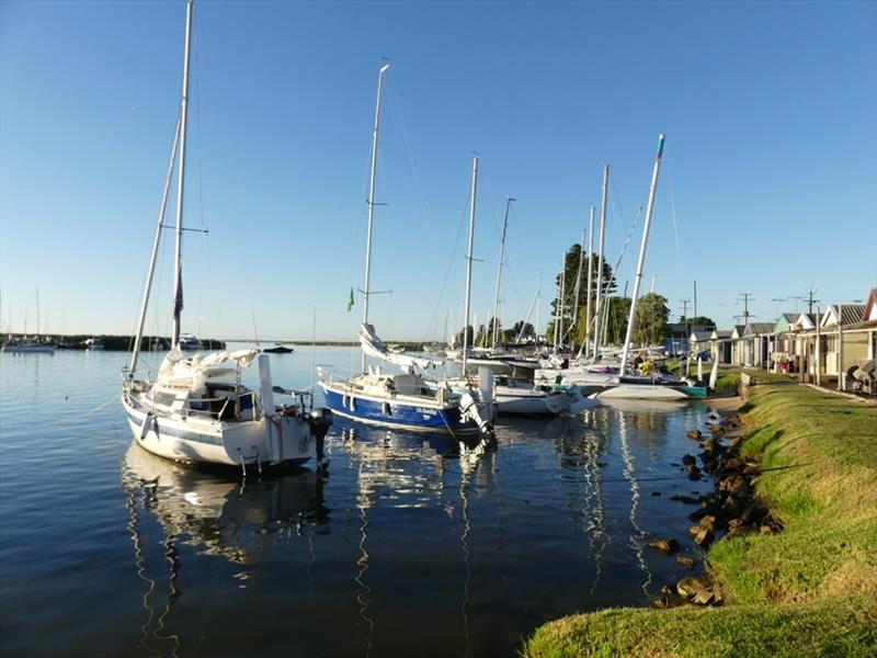 There wasn't much wind at the start of the race in Milang this morning - photo © Chris Caffin