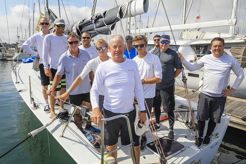 Festival of Sails - Ran Tan crew with Brian Peterson front photo copyright Salty Dingo taken at Royal Geelong Yacht Club and featuring the IRC class