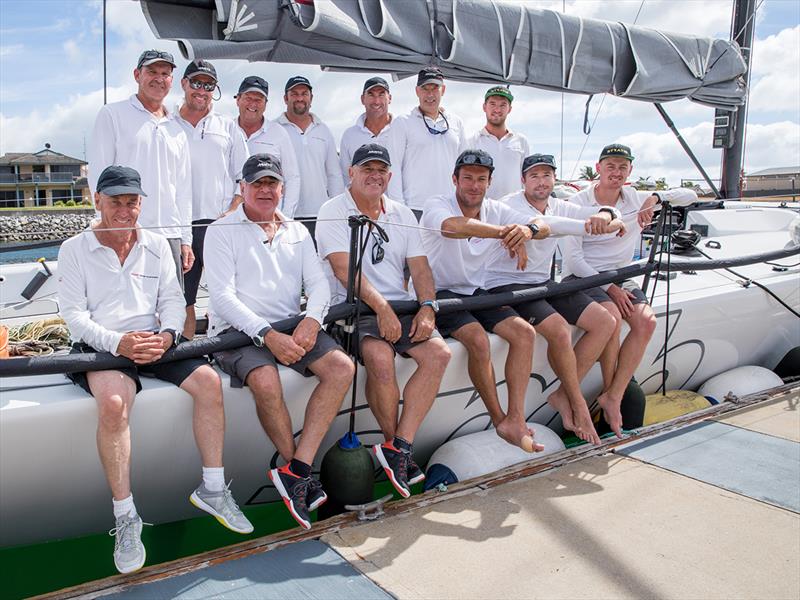 The winning line honours team after the race - 2018 Teakle Classic Adelaide to Port Lincoln Yacht Race photo copyright Take 2 Photography taken at Port Lincoln Yacht Club and featuring the IRC class