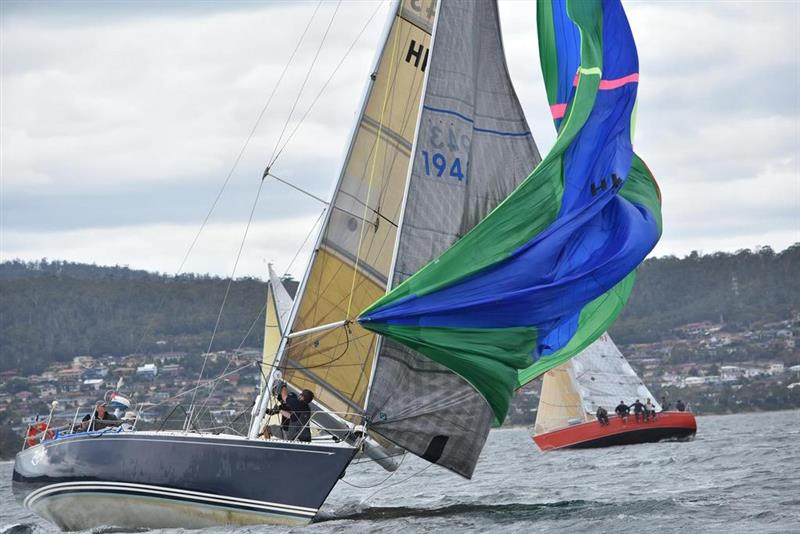 Zephyr recovered well from this broach in the Crown Series - 2018 Crown Series Bellerive Regatta photo copyright Jane Austin taken at Bellerive Yacht Club and featuring the IRC class