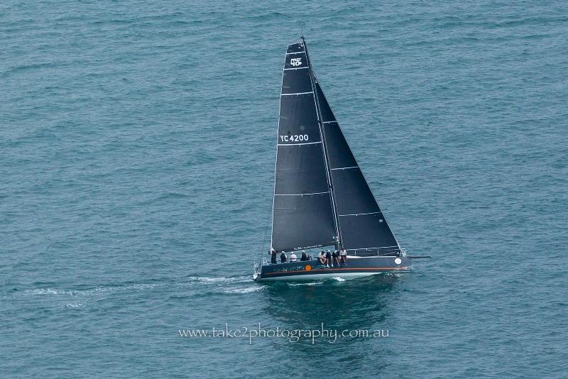 Andrew Corletto's Shining Sea sailing out of the bay – Teakle Classic Lincoln Week photo copyright Take 2 Photography taken at Port Lincoln Yacht Club and featuring the IRC class