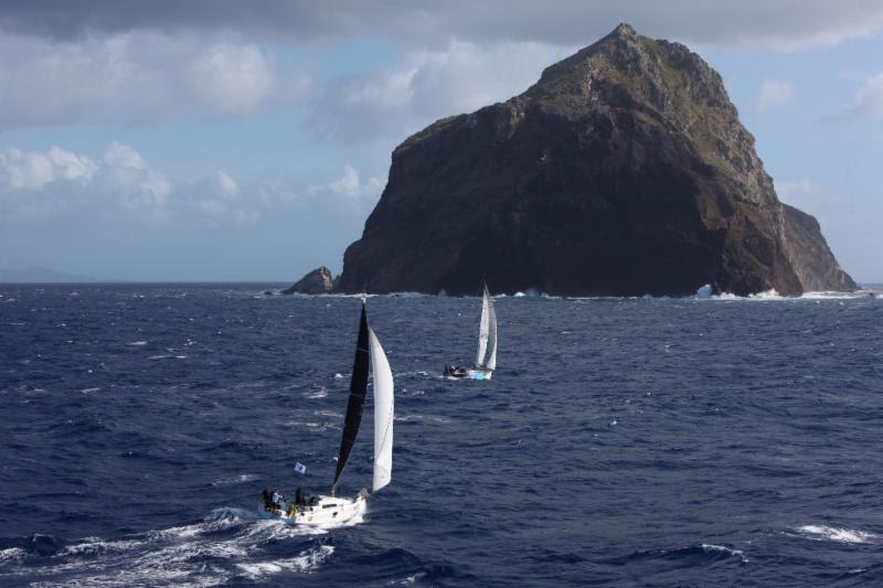 Scarlet Island Girl and Liquid at Redonda photo copyright RORC / Tim Wright / www.photoaction.com taken at Royal Ocean Racing Club and featuring the IRC class