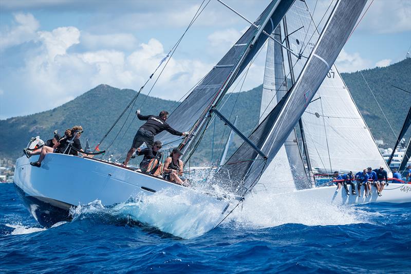 Competitors racing in the 38th St. Maarten Heineken Regatta - photo © Laurens Morel / www.saltycolours.com