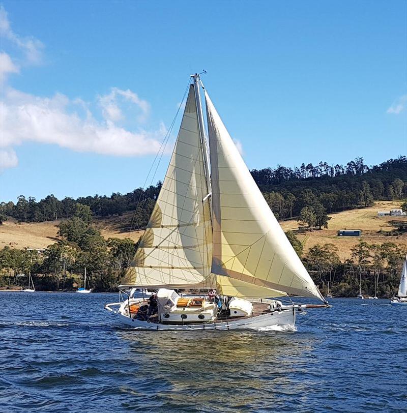 April of Cygnet competing in the Port Cygnet Yacht Club Regatta last weekend photo copyright Jessica Coughlin taken at Port Cygnet Sailing Club and featuring the IRC class