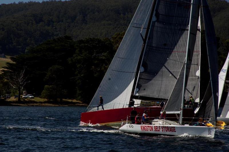 Close competition in the Port Cygnet Regatta race - photo © Jessica Coughlin