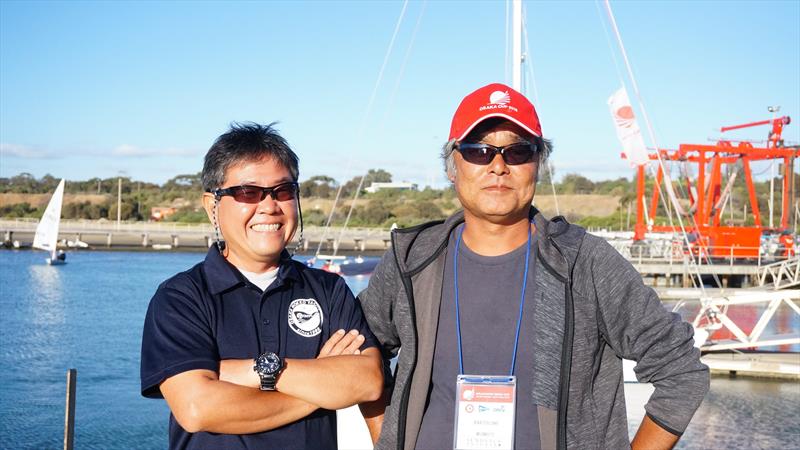 The crew of Bartolome - Keiichirou and Masakazu Omoto photo copyright Ian MacWilliams taken at Sandringham Yacht Club and featuring the IRC class