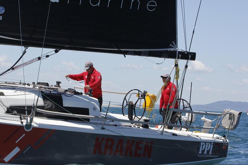 Todd Giraudo and David White on Kraken - Sundance Marine Melbourne Osaka Double Handed Yacht Race 2018 - photo © Kevin Manning