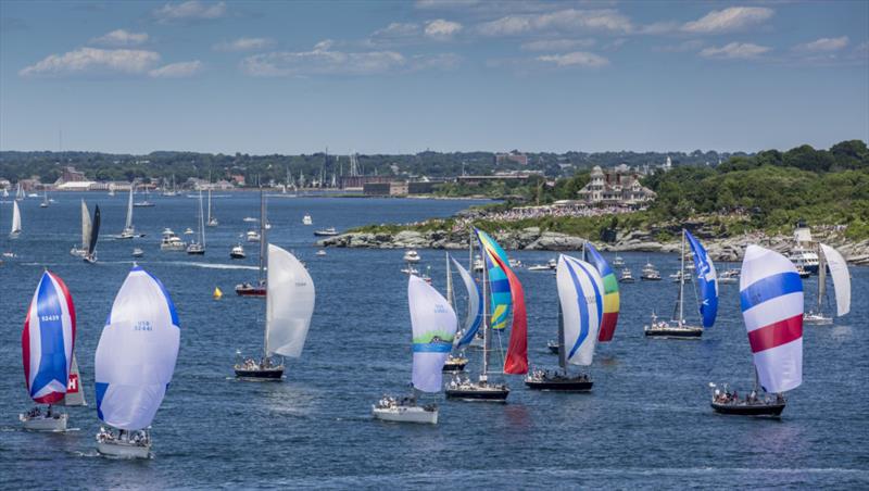 St. David's Lighthouse Division entries start the 2014 Newport Bermuda Race photo copyright Daniel Forster / PPL taken at Royal Bermuda Yacht Club and featuring the IRC class