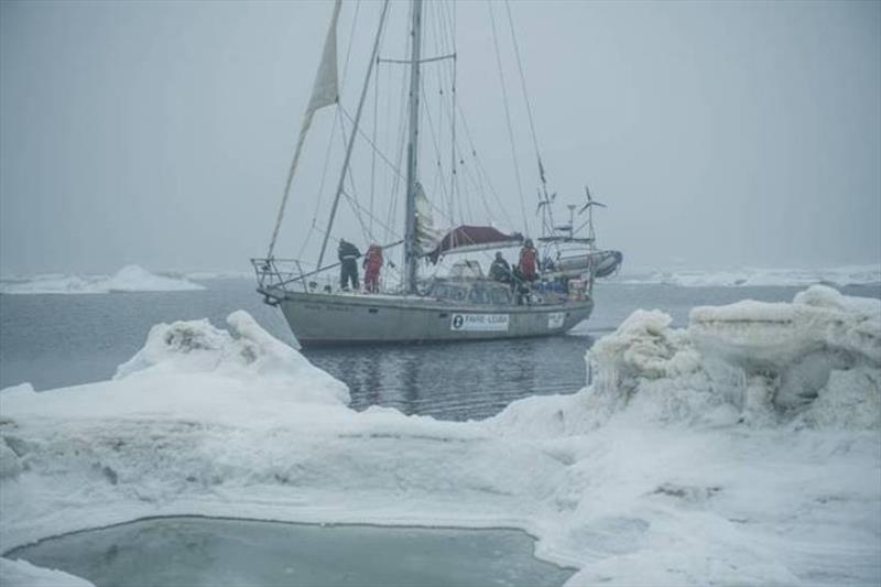Pen Hadow in the Arctic Ocean photo copyright The Explorers Club taken at  and featuring the IRC class
