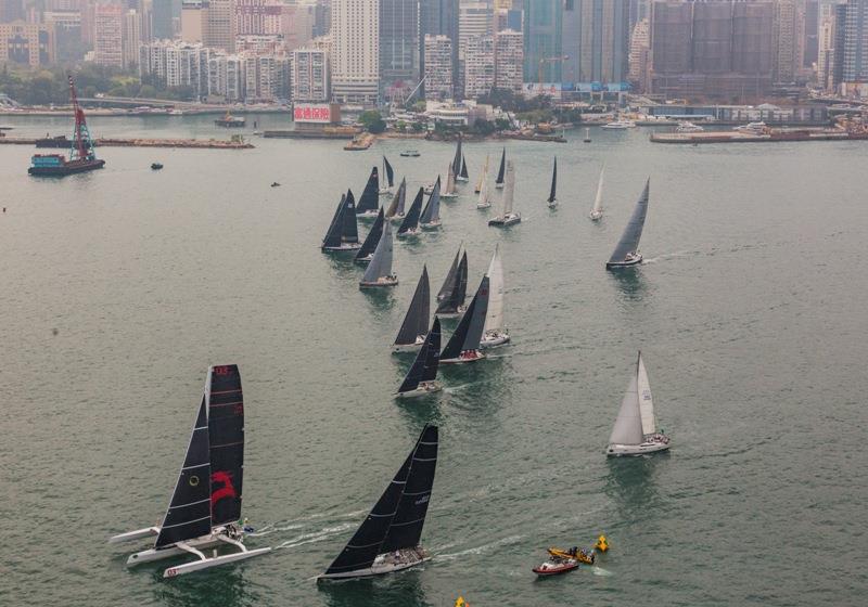 Start of Rolex China Sea Race photo copyright Daniel Forster / Rolex taken at Royal Hong Kong Yacht Club and featuring the IRC class