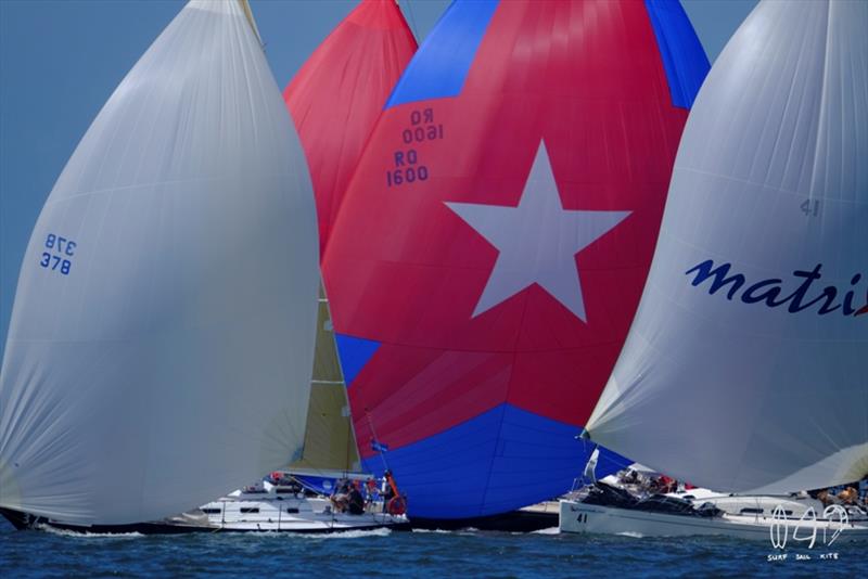 Brisbane to Gladstone Race photo copyright Mitchell Pearson / SurfSailKite taken at Queensland Cruising Yacht Club and featuring the IRC class