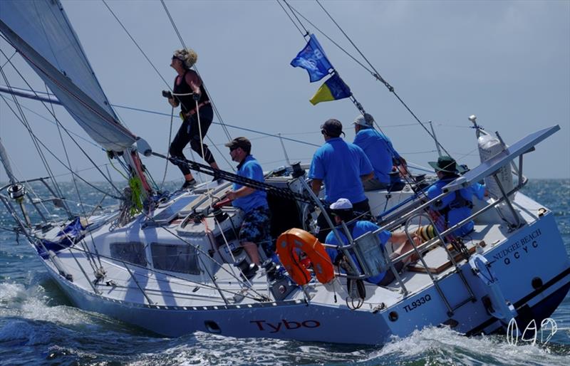 Brisbane to Gladstone Race photo copyright Mitchell Pearson / SurfSailKite taken at Queensland Cruising Yacht Club and featuring the IRC class