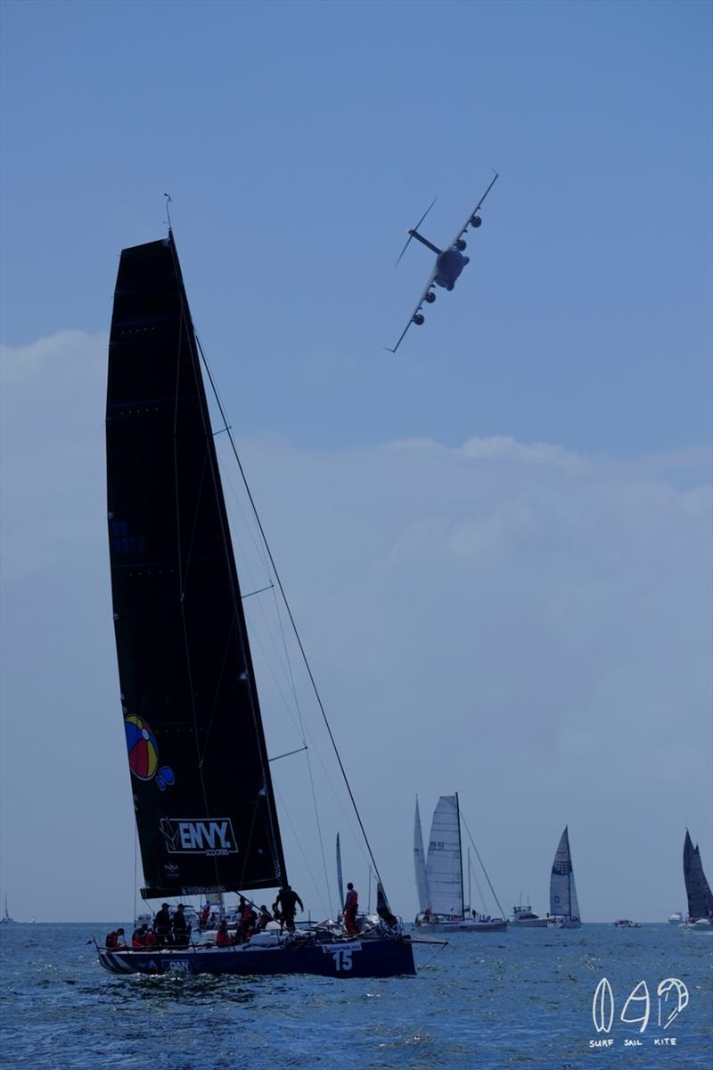 Brisbane to Gladstone Race photo copyright Mitchell Pearson / SurfSailKite taken at Queensland Cruising Yacht Club and featuring the IRC class