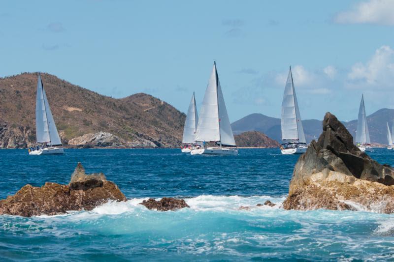 Spectacular racing at the BVI Spring Regatta resumes on Saturday 31st March, Day 2  - photo © Alastair Abrehart