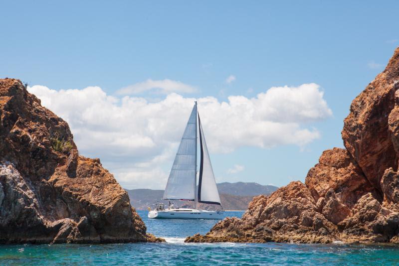 Racing against a backdrop of islands and rock formations, spotting Pelican nests and Oystercatchers is what makes the BVI Spring Regatta a unique regatta - photo © Alastair Abrehart