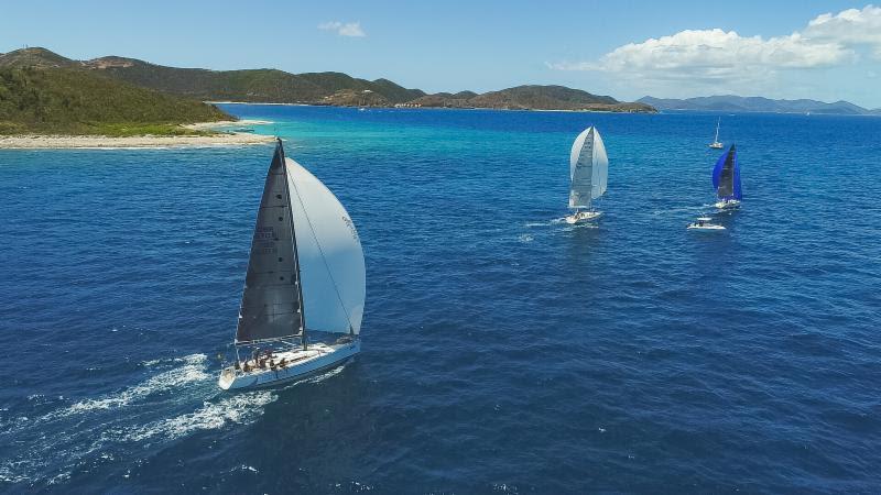 Luckily for crews racing at the BVI Spring Regatta, conditions like this are not 'once in a blue moon' - photo © Alastair Abrehart