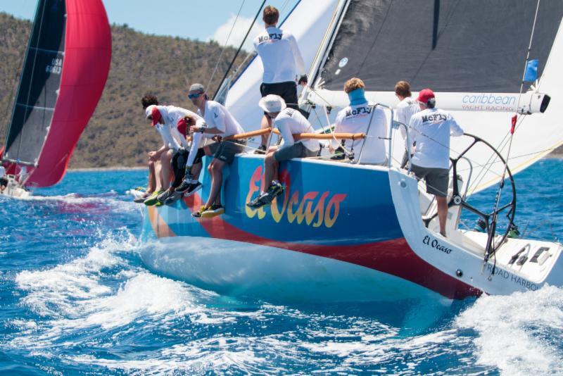 Tony Mack's British Team McFly/El Ocaso in third position CSA Racing 1 after 7 races - 2018 BVI Spring Regatta - photo © Alastair Abrehart