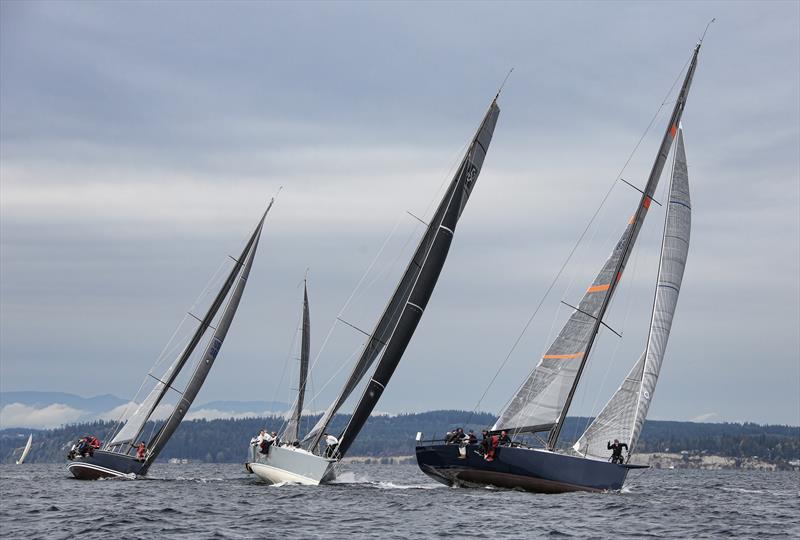 Big-boat action at the CYC Seattle's 2017 Puget Sound Spring Regatta photo copyright Jan Anderson taken at Corinthian Yacht Club of Seattle and featuring the IRC class