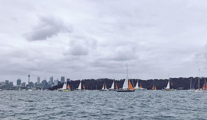 Displaying competency with storm rig before the start of the Sydney Hobart photo copyright Photo Supplied taken at  and featuring the IRC class