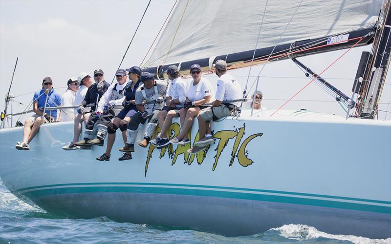 Line honours winner Pittwater Paradise Frantic photo copyright Beth Morley / Sport Sailing Photography taken at Royal Prince Alfred Yacht Club and featuring the IRC class