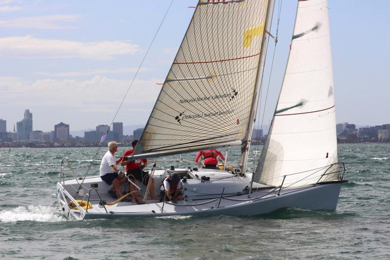 Corby 25 Private Equity (Tim Campbell) is in the Royal Yacht Club team and the smallest boat in the IRC division - The Association Cup 2018 photo copyright Australian Sailing taken at Sandringham Yacht Club and featuring the IRC class