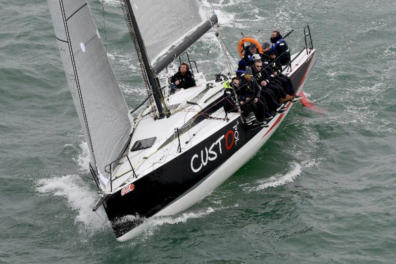 The IRC Europeans in the Solent, UK will be one of the first major events for Géry Trentesaux's  JPK 1180 Courrier Recommande photo copyright Marc Ollivier / Ouest-France taken at Royal Ocean Racing Club and featuring the IRC class