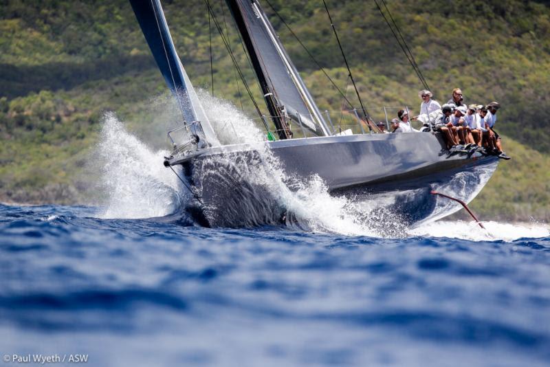 Stephen Murray's American modified Volvo 70 Warrior - 2018 Antigua Sailing Week - photo © Paul Wyeth / pwpictures.com