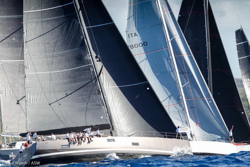 Start of CSA One in the Peters & May Round Antigua Race - 2018 Antigua Sailing Week photo copyright Paul Wyeth / pwpictures.com taken at Antigua Yacht Club and featuring the IRC class