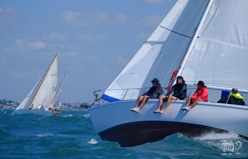 Timber Boat Festival at Moreton Bay photo copyright Mitchell Pearson / SurfSailKite taken at Wynnum Manly Yacht Club and featuring the IRC class