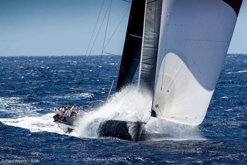 Antigua Sailing Week – Stephen Murray Jr.'s Warrior broke the Peters & May Round the Island race record at Sailing Week, also placing first overall in CSA 1 photo copyright Paul Wyeth taken at  and featuring the IRC class