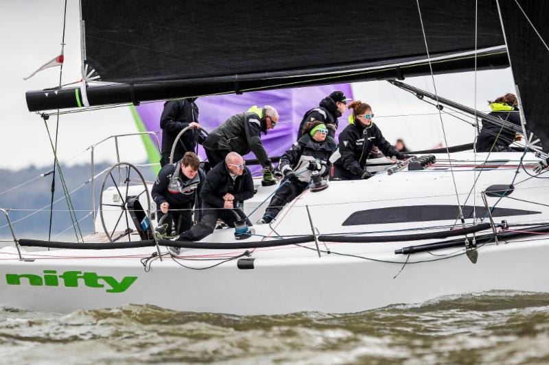 Emily Bowden-Eyre's King 40 Nifty photo copyright Paul Wyeth taken at Royal Ocean Racing Club and featuring the IRC class