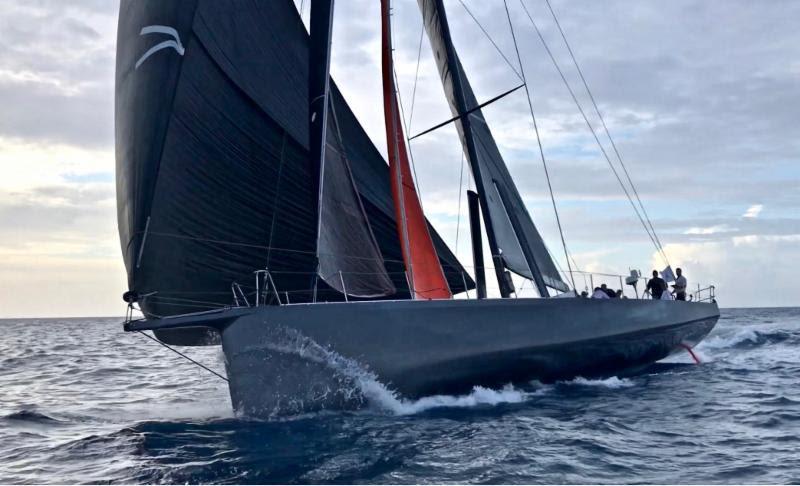 Line Honours & 1st CSA, 2nd IRC: American Modified Volvo 70 Warrior, sailed by Stephen Murray Jr. took Line Honours in the 2018 Antigua Bermuda Race, setting a new race record of 2 days, 18 hours 32 minutes and 48 seconds photo copyright Louay Habib taken at Royal Bermuda Yacht Club and featuring the IRC class