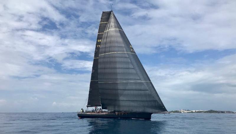 2018 Antigua Bermuda Race - Overall winner Jens Kellinghusen's Ker 56 Varuna  photo copyright Louay Habib taken at Royal Bermuda Yacht Club and featuring the IRC class
