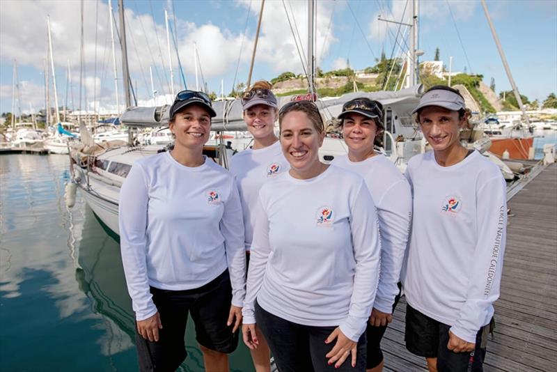 One of the Groupama's first-ever all-female crews - New Caledonia Groupama Race photo copyright Groupama Race taken at Cercle Nautique Calédonien and featuring the IRC class