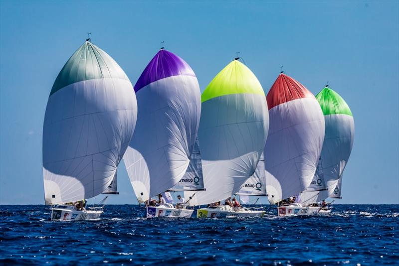 The fleet of Sailing Champions League photo copyright SCL / Lars Wehrmann taken at  and featuring the IRC class