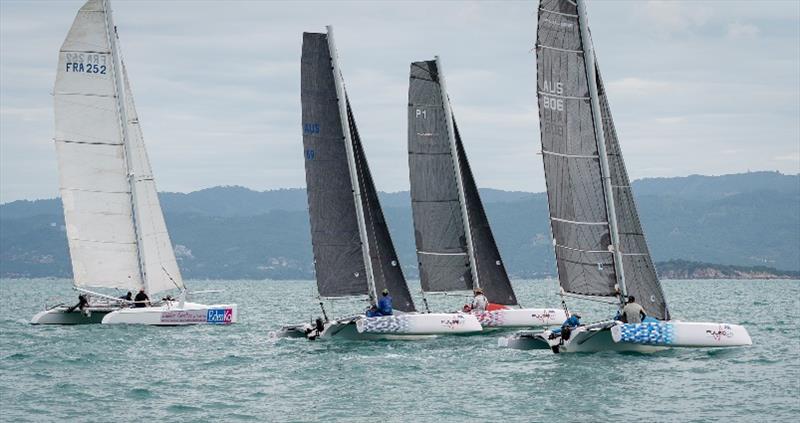Close racing in the Multihull class. Day 5, Samui Regatta - photo © Event Media
