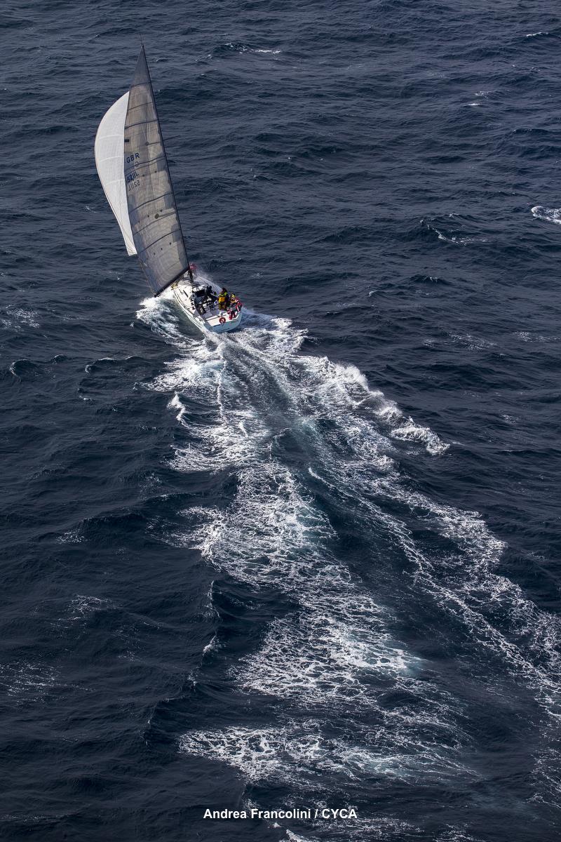 Giddy up!!! And with a chicken 'chute too... Ponant Sydney to Noumea Race photo copyright Andrea Francolini taken at Cruising Yacht Club of Australia and featuring the IRC class