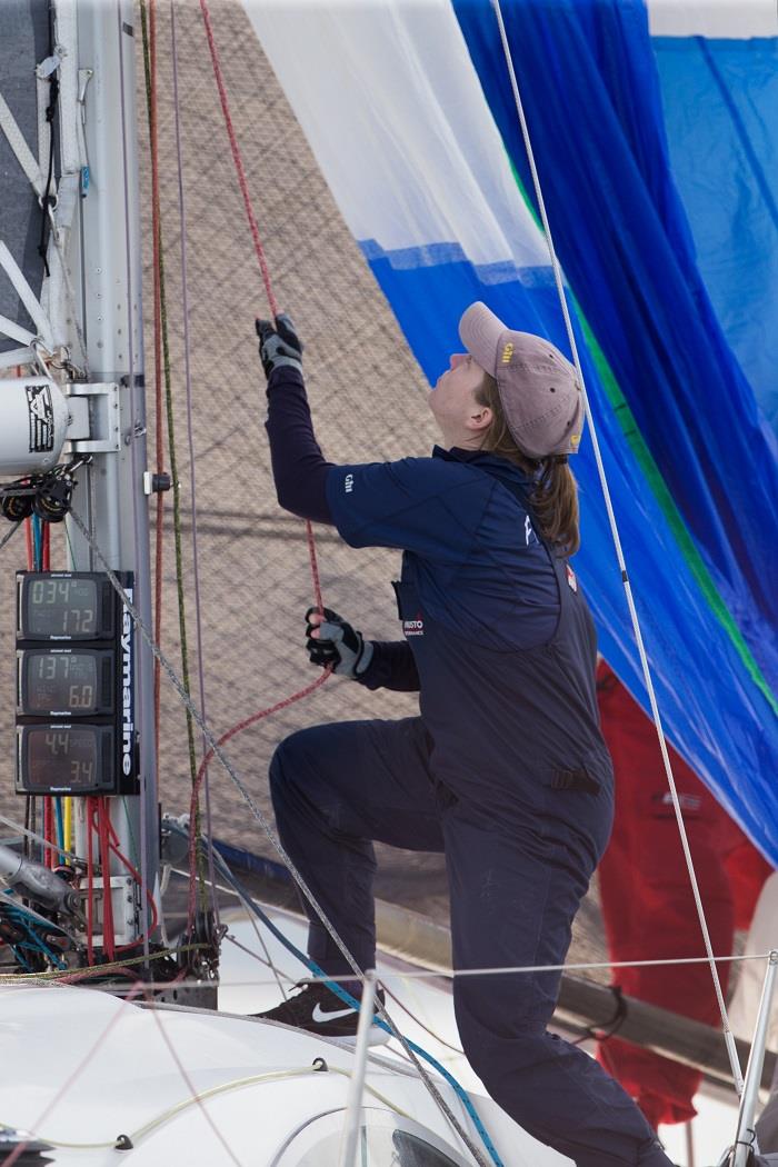 Kite on the way up in 2017 - Australian Women's Keelboat Regatta photo copyright Bruno Cocozza taken at Royal Melbourne Yacht Squadron and featuring the IRC class