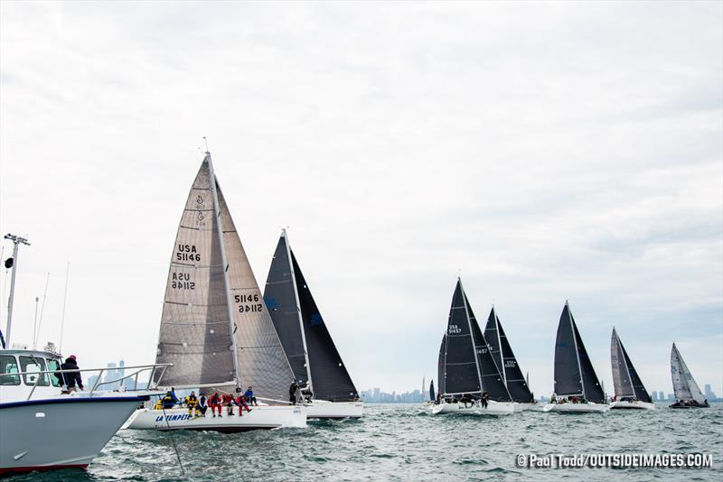 2018 Helly Hansen NOOD Regatta - Day 1 photo copyright Paul Todd / www.outsideimages.com taken at Chicago Yacht Club and featuring the IRC class