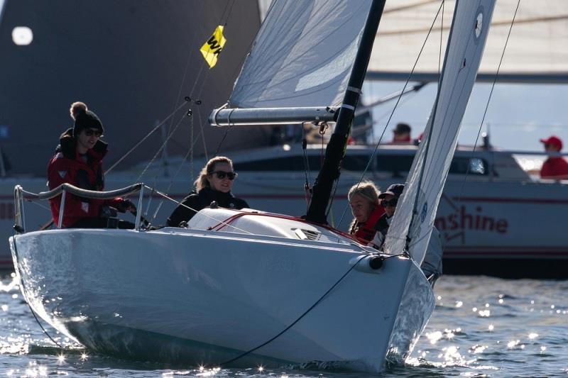 Division 1 leader Spike (Madonna Derks) photo copyright Bruno Cocozza taken at Royal Melbourne Yacht Squadron and featuring the IRC class