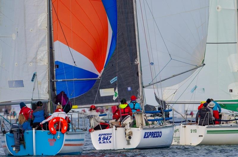 No time for an Espresso on Final Day photo copyright Bruno Cocozza taken at Royal Melbourne Yacht Squadron and featuring the IRC class